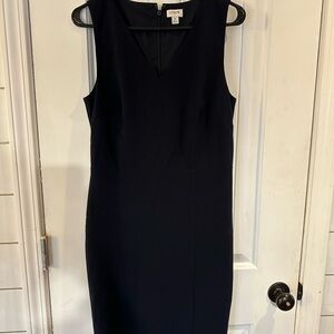 J. Crew Classic navy Midi Dress